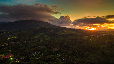 Mountain Sunset - Costa Rica fine art photograph by Chandler Williams