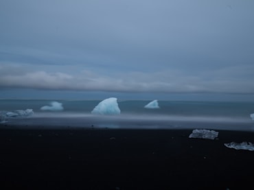 Diamond Beach Layers 2 - Iceland fine art photograph by Chandler Williams