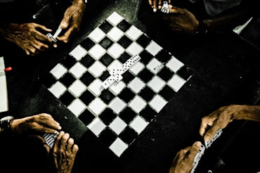 Dominoes Cuba documentary travel fine art photography print by Chandler Williams for Modus Photography