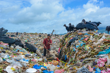 Garbage Day - Nicaragua fine art photograph by Chandler Williams