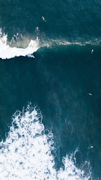 Lineup Aerial 1 - Costa Rica fine art photograph by Chandler Williams