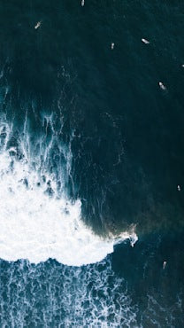 Lineup Aerial 2 - Costa Rica fine art photograph by Chandler Williams