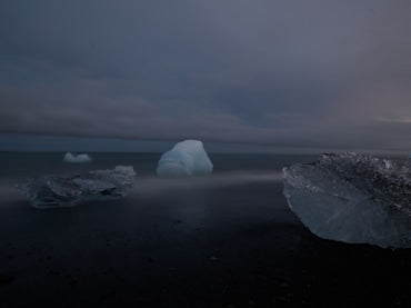 Diamond Beach Gems - Iceland fine art photograph by Chandler Williams