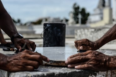 Surface Prep - Nicaragua fine art photograph by Chandler Williams